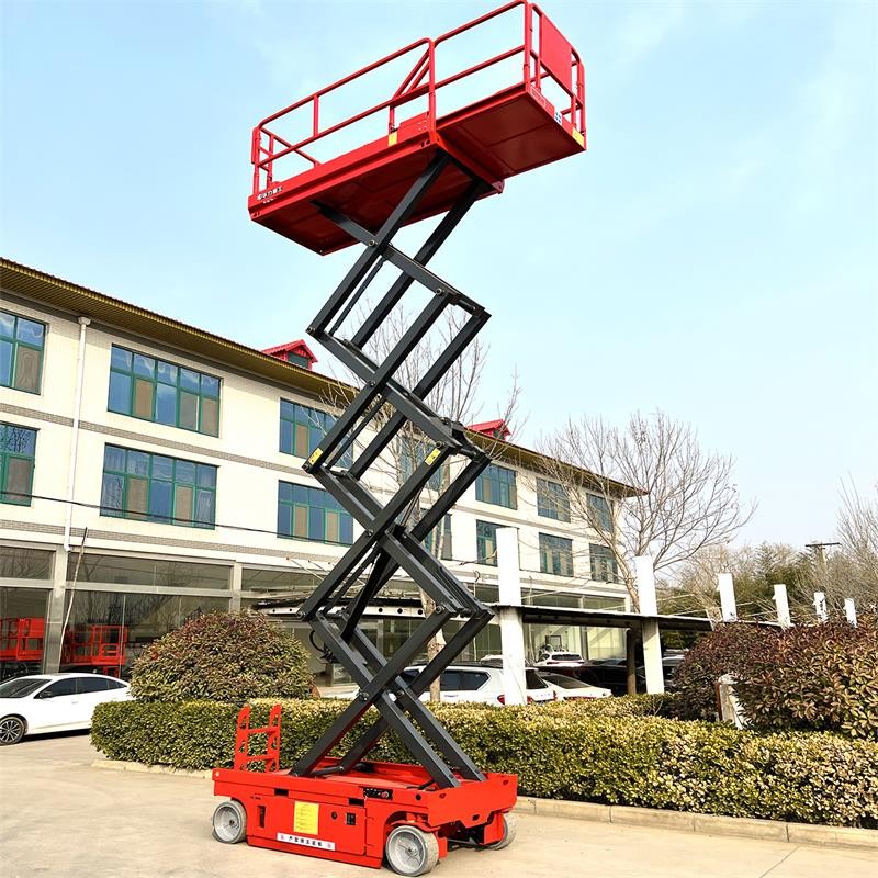 Rough Terrain Self Propelled Scissor Lift factory